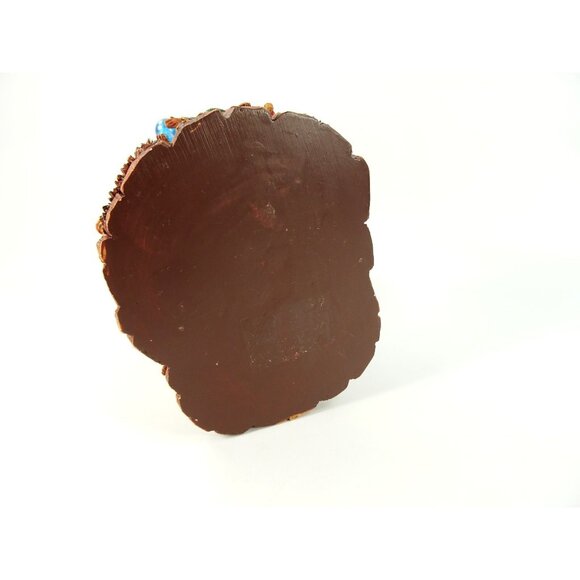 Nativity Statue Candle Holder Metalwork and Resin Virgin Mary Christmas Manger - Picture 13 of 15